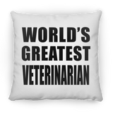 World's Greatest Veterinarian - Throw Pillow