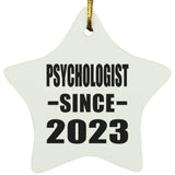 Psychologist Since 2023 - Star Ornament
