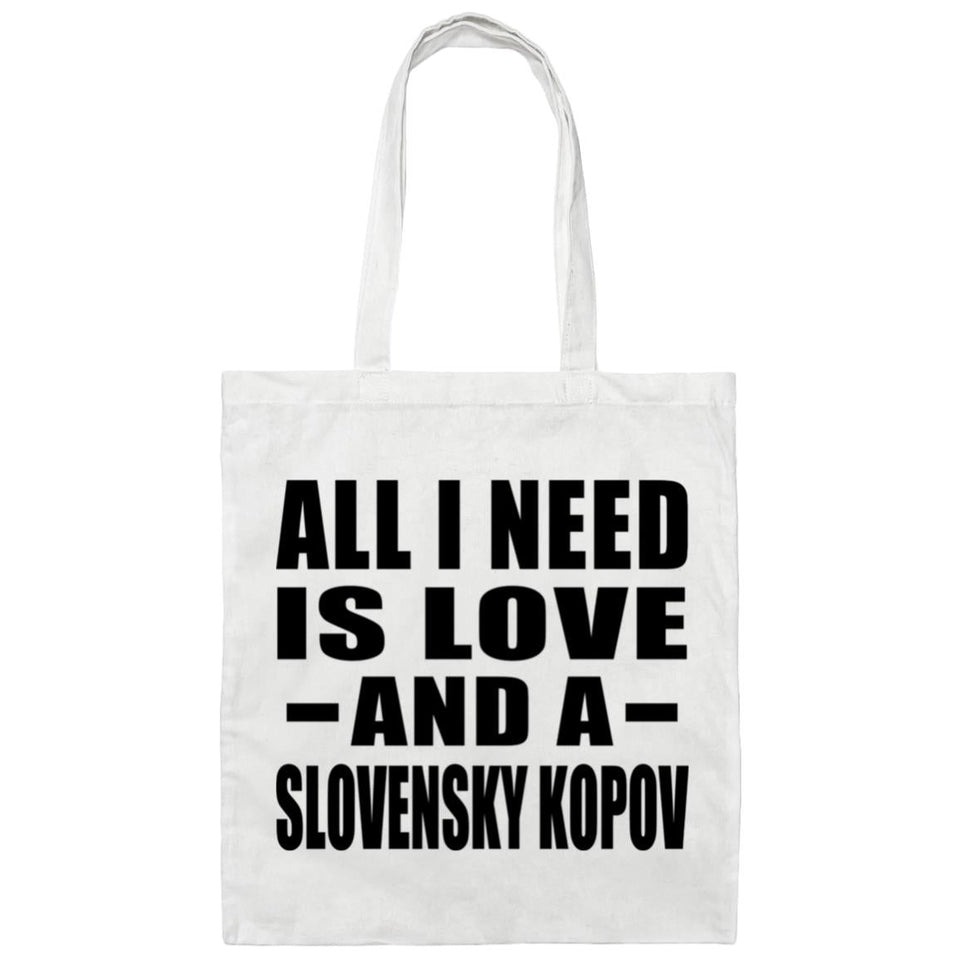 All I Need Is Love And A Slovensky Kopov - Tote Bag White