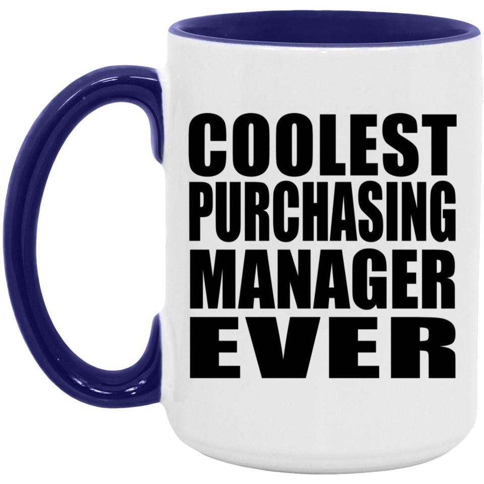 Coolest Purchasing Manager Ever - 15oz Accent Mug Purple