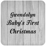 Gwendolyn Baby's First Christmas - Drink Coaster F