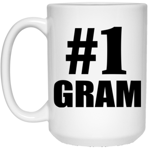 Number One #1 Gram - 15 Oz Coffee Mug