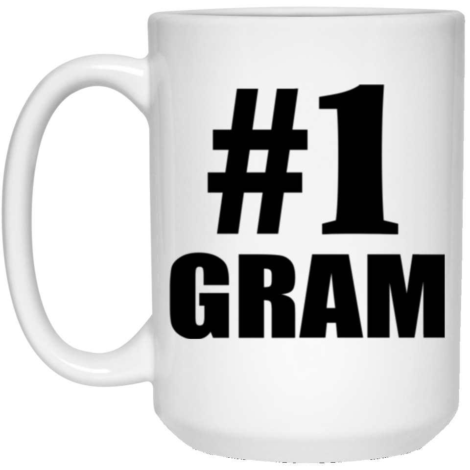 Number One #1 Gram - 15 Oz Coffee Mug