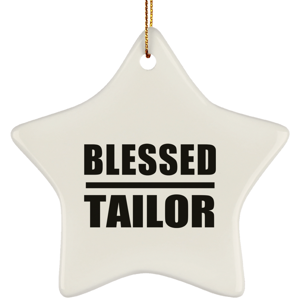 Blessed Tailor - Star Ornament