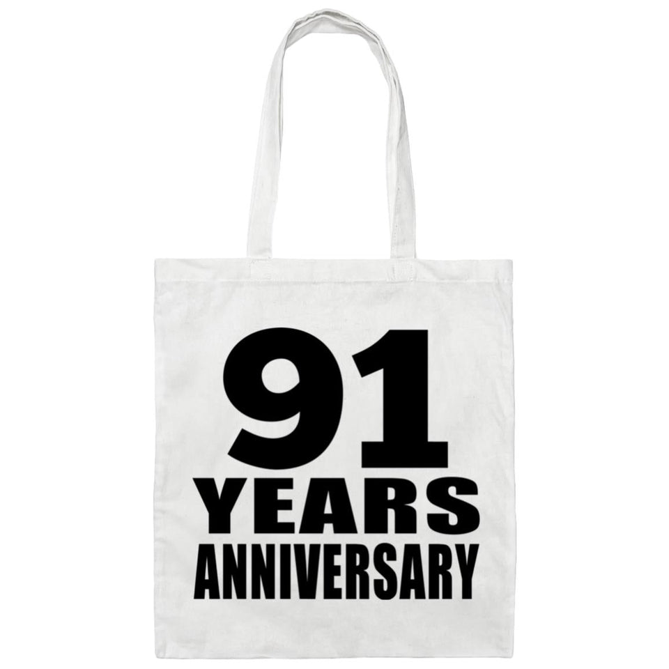 91st Anniversary 91 Years - Tote Bag White