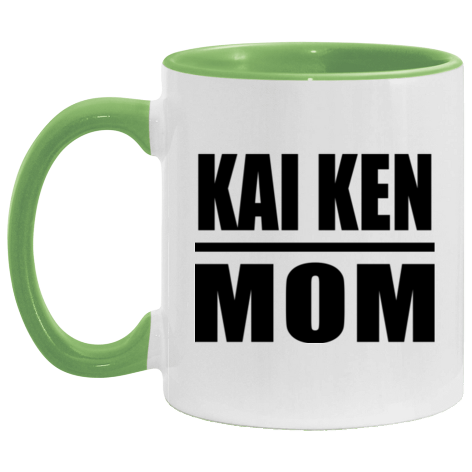 Kai Ken Mom - 11oz Accent Mug Green