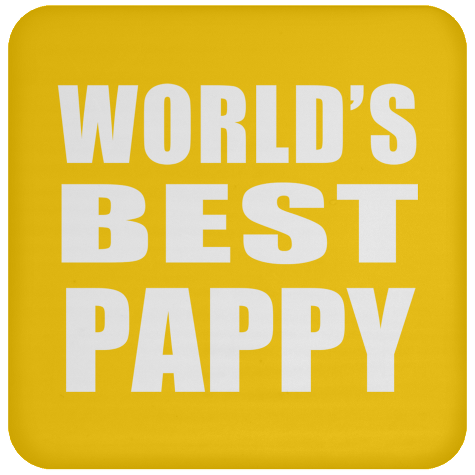 World's Best Pappy - Drink Coaster