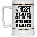 39th Anniversary Square Root of 1521 Years Still In Love - Beer Stein