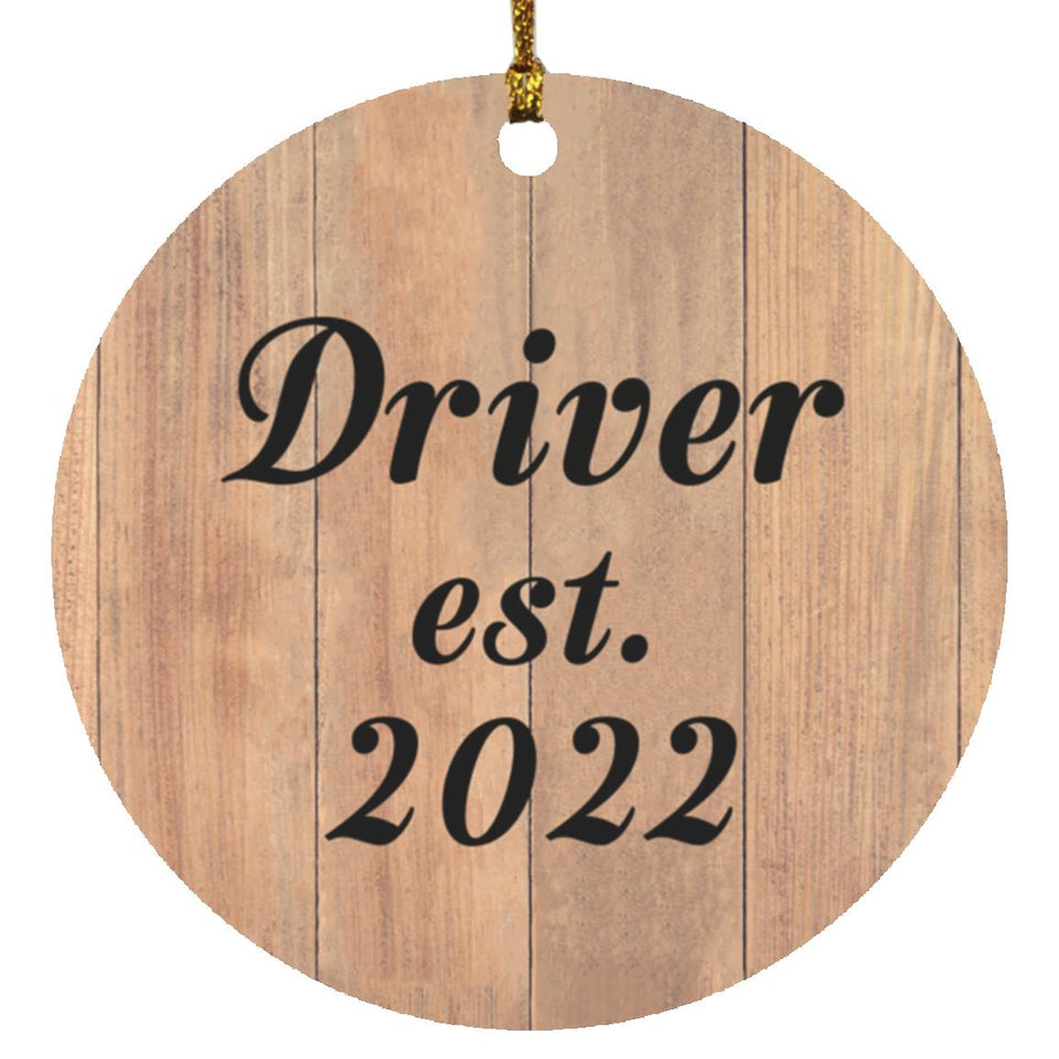 Driver Established Est. 2022 - Circle Ornament C