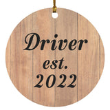 Driver Established Est. 2022 - Circle Ornament C