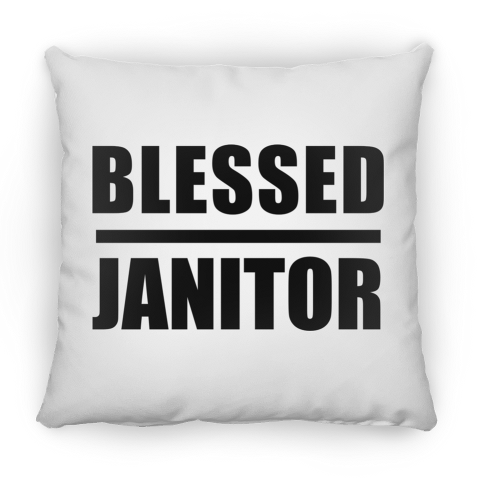 Blessed Janitor - Throw Pillow
