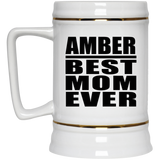 Amber Best Mom Ever - Beer Stein