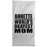 Annette World's Okayest Mom - Hand Towel
