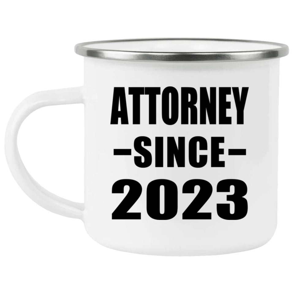 Attorney Since 2023 - 12oz Camping Mug