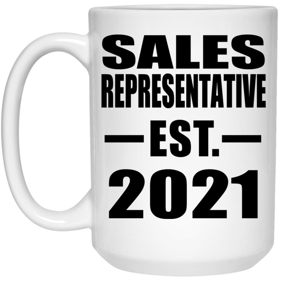 Sales Representative Established EST. 2021 - 15oz Coffee Mug