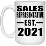Sales Representative Established EST. 2021 - 15oz Coffee Mug