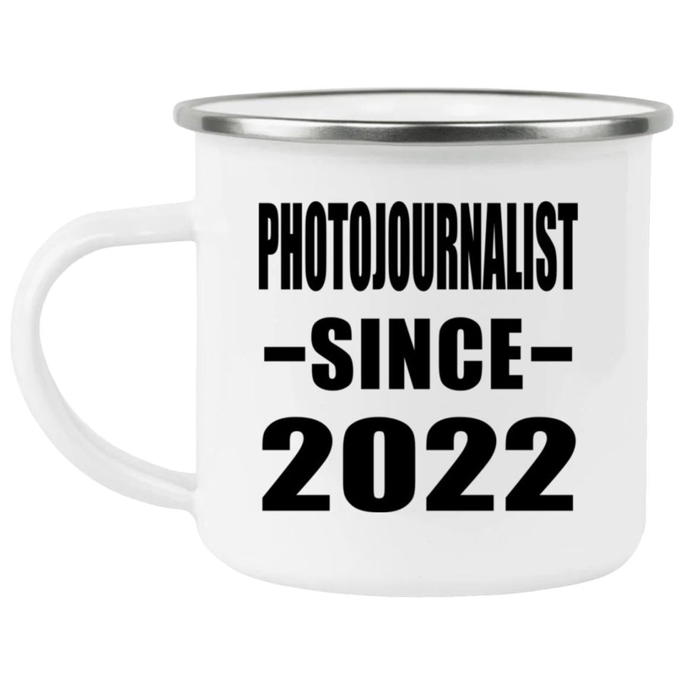 Photojournalist Since 2022 - 12oz Camping Mug