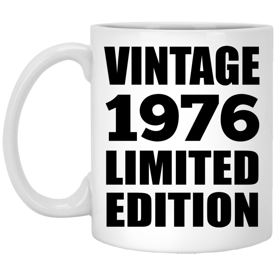 48th Birthday Vintage 1976 Limited Edition - 11oz Coffee Mug