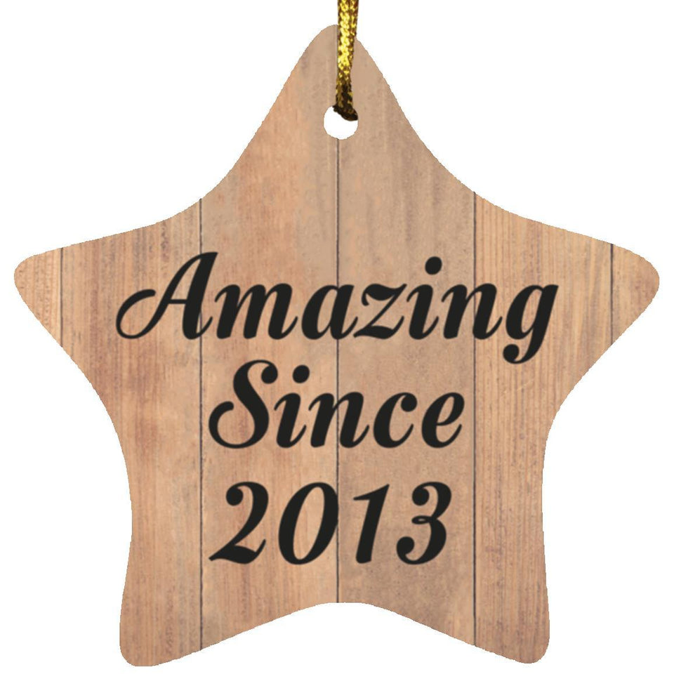 11th Birthday Amazing Since 2013 - Star Ornament C