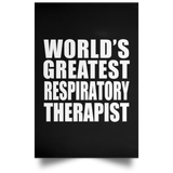 World's Greatest Respiratory Therapist - Poster Portrait