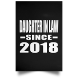 Daughter In Law Since 2018 - Poster Portrait