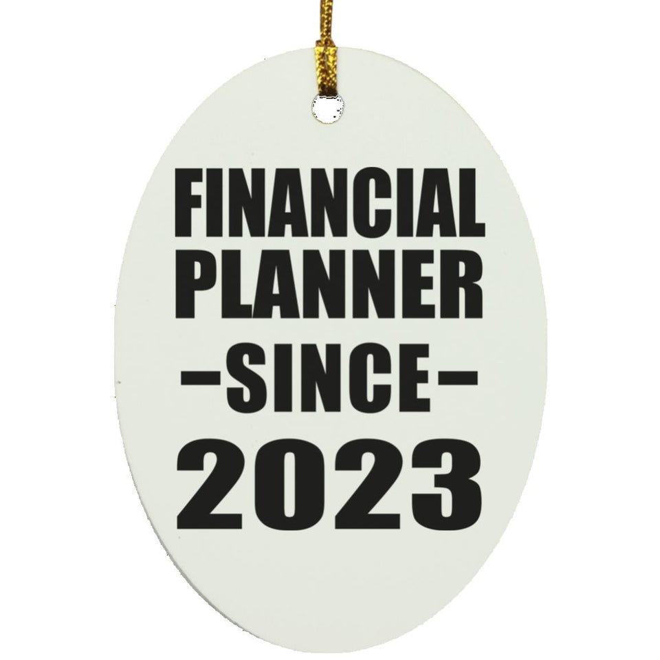 Financial Planner Since 2023 - Oval Ornament
