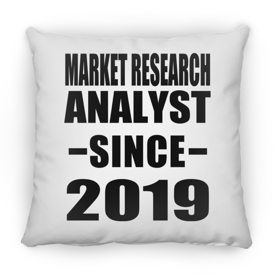 Market Research Analyst Since 2019 - Throw Pillow