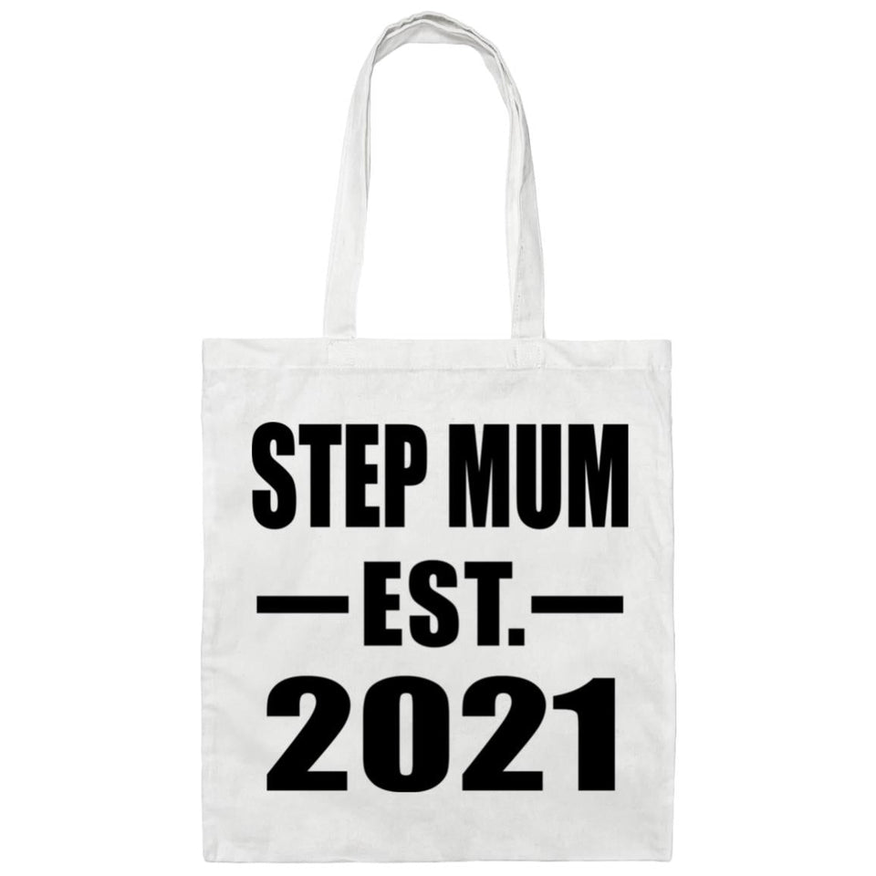 Step Mum Established EST. 2021 - Tote Bag White