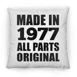 47th Birthday Made in 1977 All Parts Original - Throw Pillow