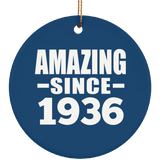 88th Birthday Amazing Since 1936 - Circle Ornament