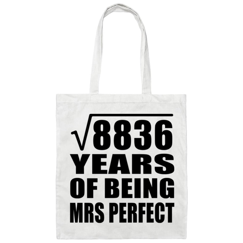 94th Anniversary Square Root of 8836 Years of Mrs Perfect - Tote Bag White