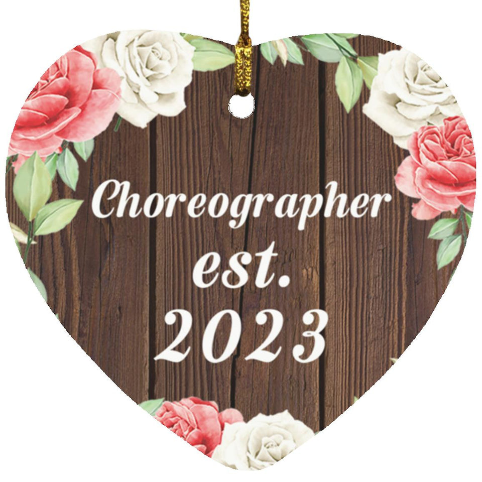 Choreographer Established Est. 2023 - Heart Ornament A