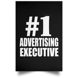 Number One #1 Advertising Executive - Poster Portrait