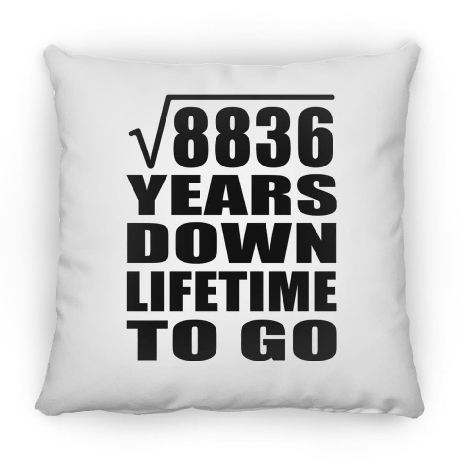 94th Anniversary Square Root of 8836 Years Lifetime To Go - Throw Pillow