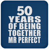 50th Anniversary 50 Years Of Being Mr Perfect - Drink Coaster