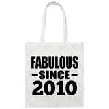 14th Birthday Fabulous Since 2010 - Tote Bag White