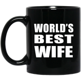 World's Best Wife - 11 Oz Coffee Mug Black