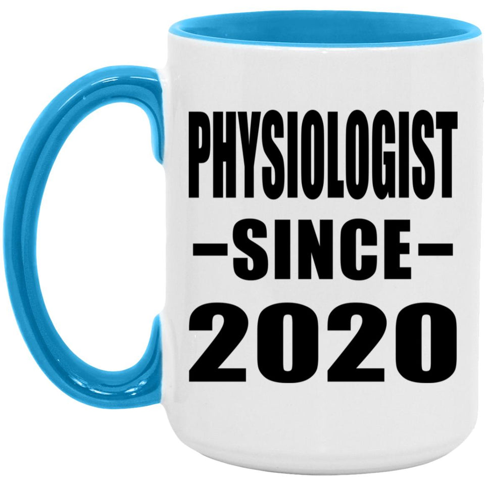 Physiologist Since 2020 - 15oz Accent Mug Blue