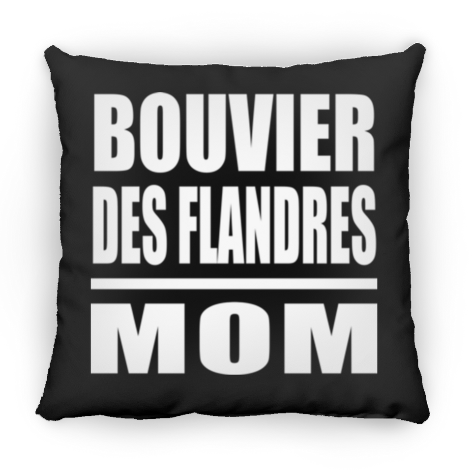 Bouvier Des Flandres Mom - Throw Pillow Black