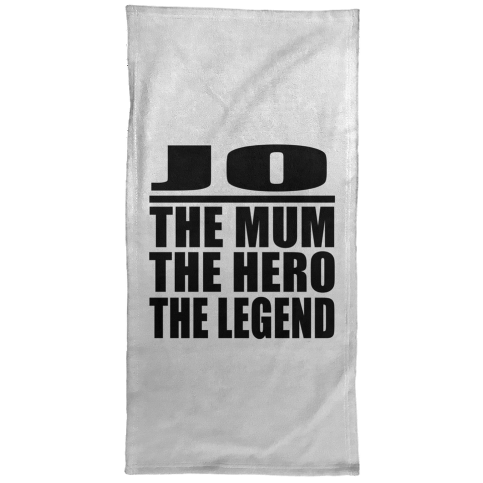 Jo The Mum The Hero The Legend - Hand Towel