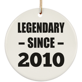 14th Birthday Legendary Since 2010 - Circle Ornament