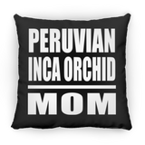 Peruvian Inca Orchid Mom - Throw Pillow Black