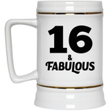 16th Birthday 16 & Fabulous - Beer Stein