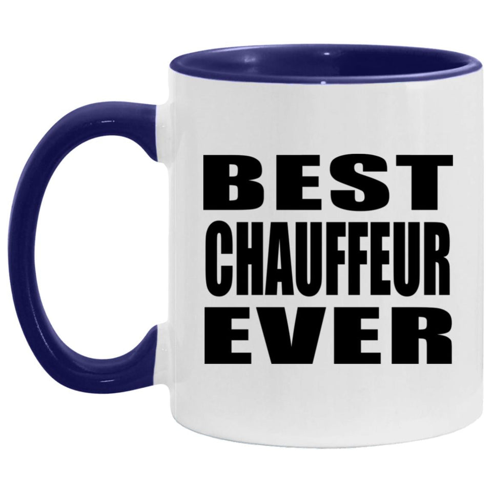 Best Chauffeur Ever - 11oz Accent Mug Purple