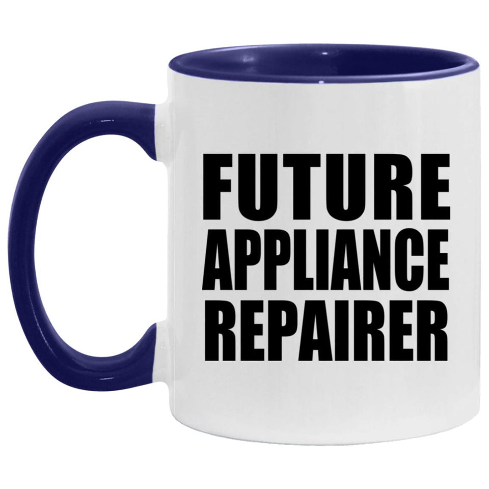 Future Appliance Repairer - 11oz Accent Mug Purple
