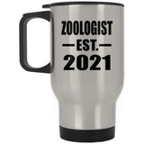 Zoologist Established EST. 2021 - Silver Travel Mug