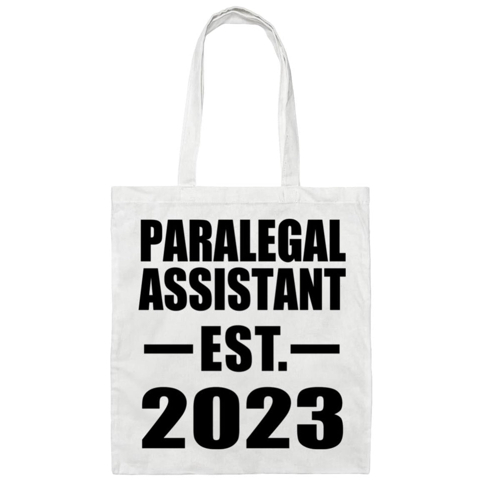 Paralegal Assistant Established EST. 2023 - Tote Bag White