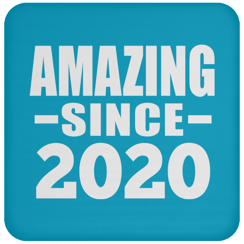 4th Birthday Amazing Since 2020 - Drink Coaster