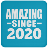 4th Birthday Amazing Since 2020 - Drink Coaster