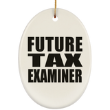 Future Tax Examiner - Oval Ornament